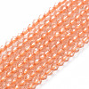 Glass Beads Strands EGLA-S174-23A-01-1