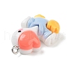 Opaque Resin Pendants RESI-Z028-01A-2