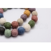 Natural Lava Rock Bead Strands G-L435-03-12mm-3