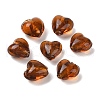 Handmade Silver Foil Glass Beads FOIL-R050-12x8mm-13-1