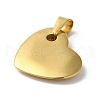 PVD Vacuum Plating 304 Stainless Steel Pendants STAS-B069-06G-2