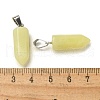 Natural Xiuyan Jade Pendants G-Z067-07P-08-4