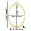 Stainless Steel Open Back Bezel Pendants PW-WGB5BE7-46-1