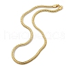 Brass Wheat Chain Necklaces for Women NJEW-B126-02G-4