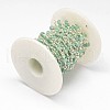 Handmade Faceted Jade Rondelle Beads Decorative Chains for Necklaces Bracelets Making CHC-L026-06-3