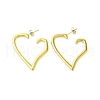 Ion Plating(IP) 304 Stainless Steel Stud Earrings EJEW-H009-01G-06-1