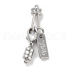 Brass Micro Pave Clear Cubic Zirconia Clasp KK-C051-52P-1