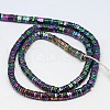 Electroplate Non-magnetic Synthetic Hematite Beads Strands G-J165-2mm-07-2