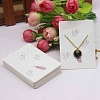 Rectangle Paper Necklace Display Cards CDIS-C004-05B-1