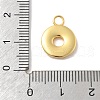 925 Sterling Sliver Pink Enamel Pendants STER-Z012-01G-03-3
