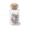 7Pcs Natural Gemstone Chip Healing Crystals Wishing Bottles AJEW-JD00018-4