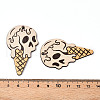 Single Face Printed Wood Pendants WOOD-B009-01L-3