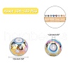 Christmas Electroplate Glass Beads EGLA-BC0001-003-2