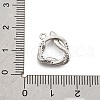 Brass Micro Pave Cubic Zirconia Pendants KK-M321-01B-P-3
