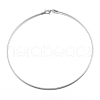 Casual Style 304 Stainless Steel Choker Necklaces X-STAS-O037-02P-1