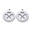 Non-Tarnish 201 Stainless Steel Pendants STAS-N092-12-2