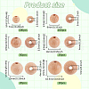   300Pcs 6 Styles Beech Wood European Large Hole Beads WOOD-PH0002-80-2