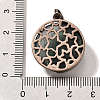 Natural Green Fluorite Pendants G-P560-01R-25-3