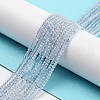Natural Aquamarine Beads Strands G-F759-03-2