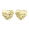 Brass Stud Earrings for Women EJEW-U035-09G-4