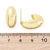 Oval Brass Stud Earrings EJEW-Q015-20B-G-5