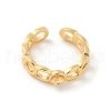 Brass Open Cuff Ring Settings KK-G518-02G-03-2