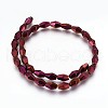 Electroplated Non-magnetic Synthetic Hematite Beads Strands G-P392-R07-1
