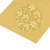 Self Adhesive Gold Foil Embossed Stickers DIY-WH0211-044-4