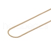 Ion Plating(IP) 304 Stainless Steel Serpentine Chain Necklace for Men Women NJEW-G076-01C-G-3
