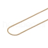 Ion Plating(IP) 304 Stainless Steel Serpentine Chain Necklace for Men Women NJEW-G076-01C-G-3