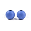 Wood European Beads WOOD-M014-01O-1