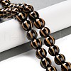 Tibetan Style dZi Agate Beads Strands G-B084-A03-01-2
