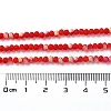 Imitation Jade Glass Beads Strands EGLA-A034-T2mm-MB01-5