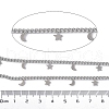 304 Stainless Steel Curb Chains CHS-G041-02P-03-2