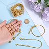 SOFPLATE 14Pcs Brass European Style Bracelet Making MAK-SP0001-02-3