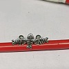 Fish Bone 316 Stainless Steel 15 Gauge Tongue Rings WG22EEF-08-1