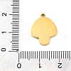 304 Stainless Steel Enamel Pendants STAS-Q338-02G-3