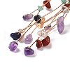 Natural Amethyst & Citrine & Green Aventurine & Red Aventurine & Lapis Lazuli & Quartz Crystal & Red Jasper Decoration G-D462-03C-05-4