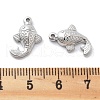 Anti-Tarnish 304 Stainless Steel Pendants STAS-R130-34P-3
