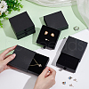 Kraft Paper Necklace Earring Storage Gift Drawer Boxes CON-WH0095-87A-3