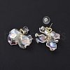 Acrylic Imitation Shell Dangle Earrings EJEW-L281-04B-3