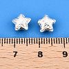 Textured 925 Sterling Silver Beads STER-T007-81S-C-3