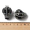 Opaque Acrylic Rhinestone Beads X-OACR-S048-03A-3