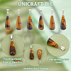 Unicraftale 20Pcs Natural Tiger Eye Pendants G-UN0001-24-5
