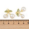 Brass Micro Pave Cubic Zirconia Pendants KK-H072-07G-3