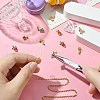 10Pcs 5 Styles Brass Charms KK-CJ0001-73-5