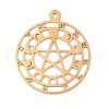 201 Stainless Steel Pendants STAS-Z109-02G-1-1