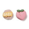 Opaque Resin Cabochons X1-RESI-E052-02-2