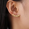 304 Stainless Steel Stud Earrings EJEW-H095-03G-4