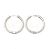 Brass Hoop Earrings EJEW-L211-08D-P-1